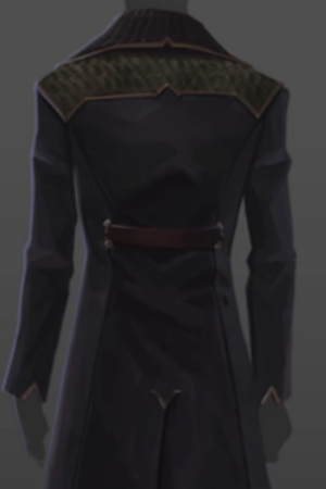 Silco Tv Series Arcane Black Trench Coat.