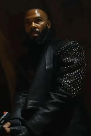 Star Trek Section 31 Omari Hardwick Black Leather Trench Coat