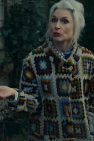 Sylvia Tv Series The Jetty 2024 Amelia Bullmore Plaid Coat