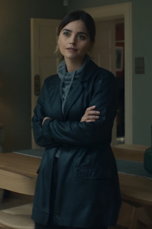 The Jetty 2024 Jenna Coleman Black Blazer Coat