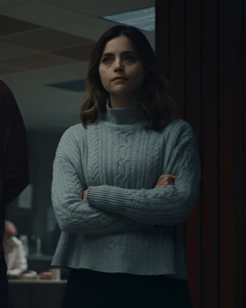 The Jetty 2024 Jenna Coleman Knitted Sweater The Jetty 2024 Jenna Coleman Knitted Sweater