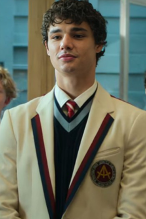 Tv Series Elite S08 Team Embroidered Alumni Club White Unisex Blazer.