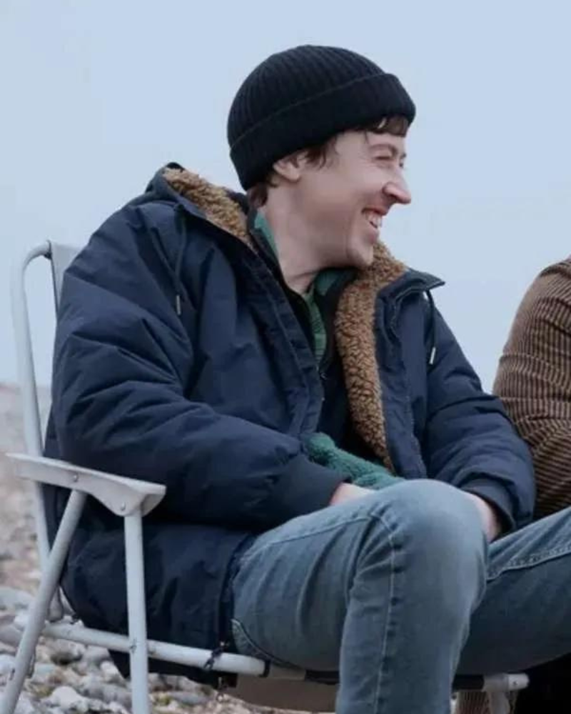 Alex Sharp 3 Body Problem 2024 Will Downing Blue Hooded Jacket Alex Sharp 3 Body Problem 2024 Will Downing Blue Hooded Jacket