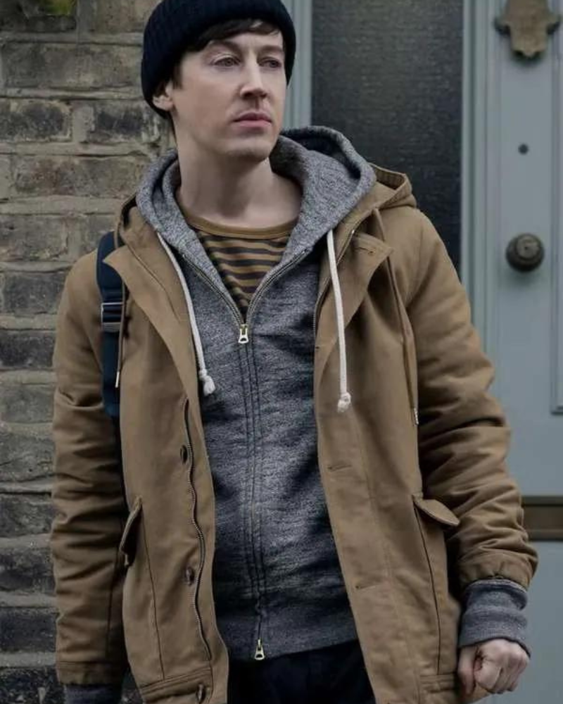 Alex Sharp 3 Body Problem 2024 Will Downing Brown Cotton Hooded Jacket Alex Sharp 3 Body Problem 2024 Will Downing Brown Cotton Hooded Jacket