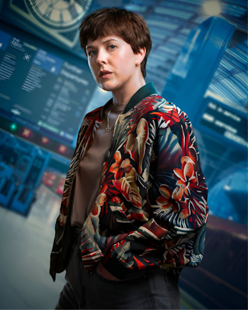 Alexandra Roach Nightsleeper 2024 Abby Aysgarth Floral Jacket Alexandra Roach Nightsleeper 2024 Abby Aysgarth Floral Jacket