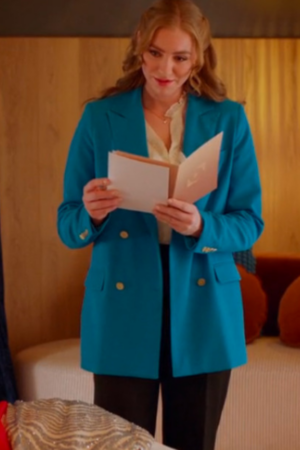 Ava Micallief Love On The Danube Royal Getaway 2024 Jessica Sipos Blue Blazer Coat