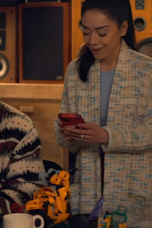 Birdie Film The Cases Of Mystery Lane Death Is Listening 2024 Aimee Garcia Cardigan