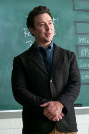 Brian Jordan Alvarez English Teacher 2024 Black Wool Blend Coat