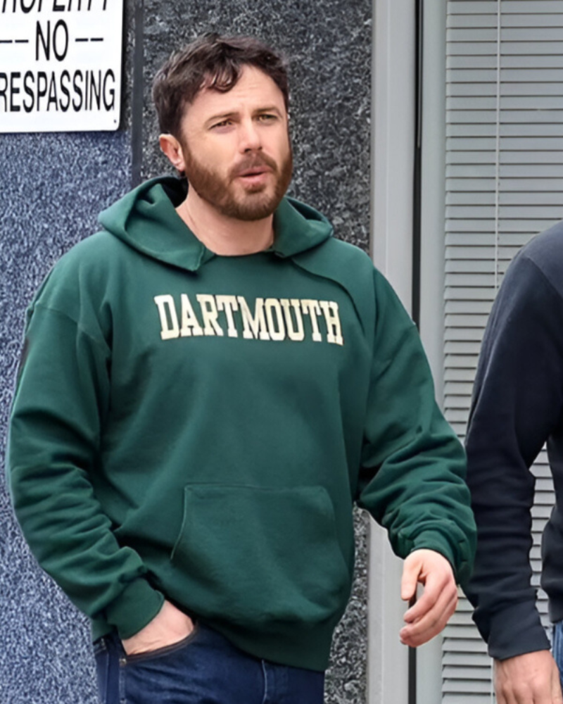Casey Affleck Movie The Instigators 2024 Cobby’s Green Hoodie Casey Affleck Movie The Instigators 2024 Cobby’s Green Hoodie