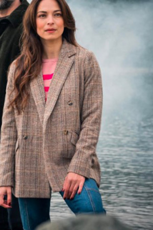 Cassandra Mitchell Tv Series Murder In A Small Town 2024 Kristin Kreuk Coat