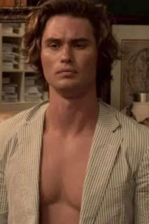Chase Stokes Outer Banks John B Routledge Cotton Blazer