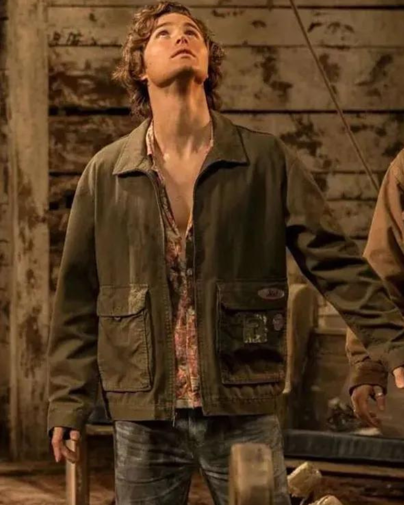 Chase Stokes Outer Banks Tv Series John B Routledge Brown Cotton Jacket Chase Stokes Outer Banks Tv Series John B Routledge Brown Cotton Jacket