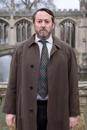 David Mitchell Ludwig Tv Series 2024 John Taylor Brown Trench Coat