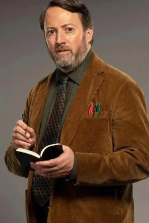 David Mitchell Ludwig Tv Series John Taylor Brown Corduroy Blazer