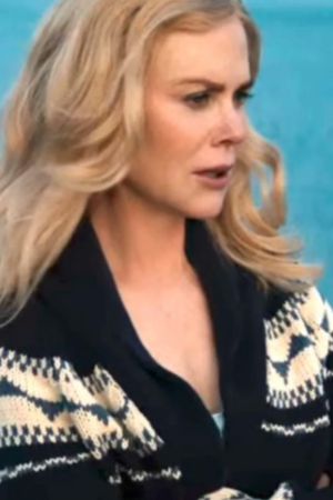 Greer Garrison Series The Perfect Couple 2024 Nicole Kidman Sailboat Cardigan