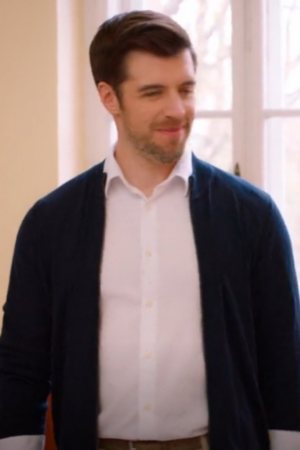 Joe Fisher Love On The Danube Royal Getaway 2024 Dan Jeannotte Blue Cardigan