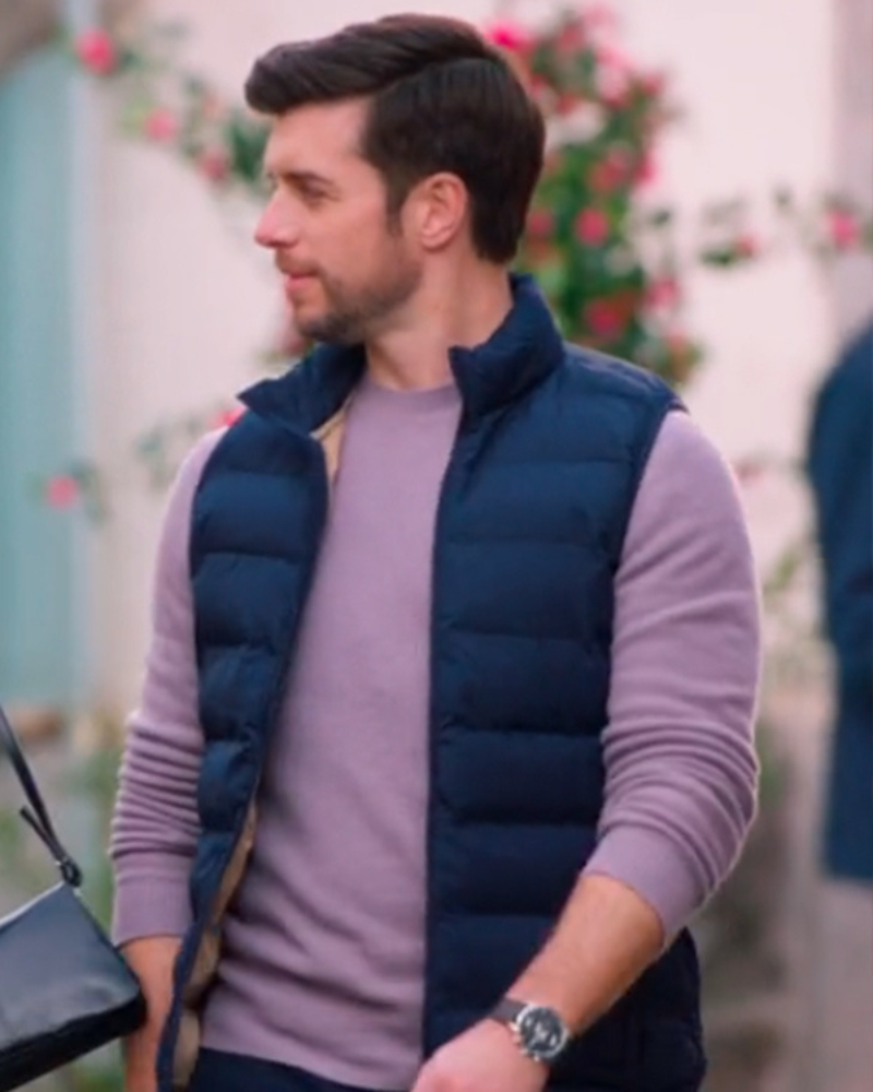 Joe Fisher Love On The Danube Royal Getaway Dan Jeannotte Blue Puffer Vest Joe Fisher Love On The Danube Royal Getaway Dan Jeannotte Blue Puffer Vest