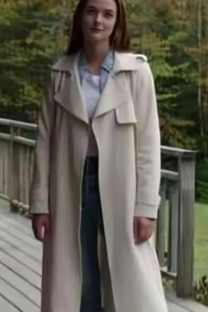 Morgan Kohan Tv Series Sullivan’s Crossing 2024 White Trench Coat