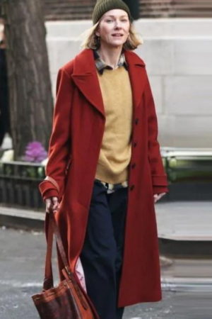 Naomi Watts Movie The Friend 2024 Iris Red Trench Coat