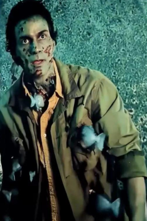 Santiago Cabrera Beetlejuice 2 2024 Richard Brown Cotton Trench Coat