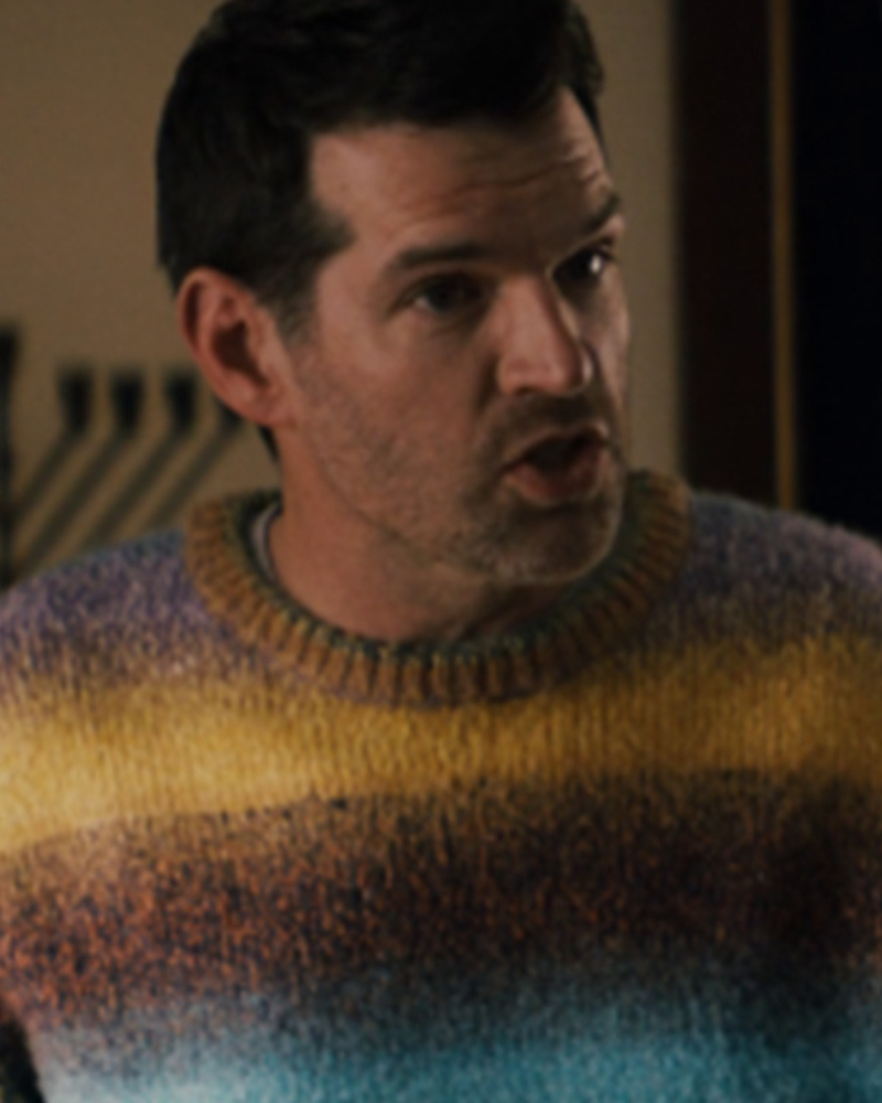Sasha Nobody Wants This 2024 Timothy Simons Rainbow Knitted Jumper Sasha Nobody Wants This 2024 Timothy Simons Rainbow Knitted Jumper