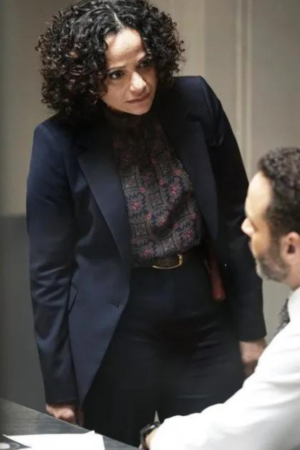 Selena Tv Series High Potential 2024 Judy Reyes Blue Blazer