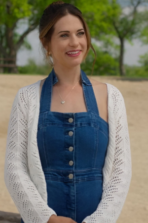 The Magic Of Lemon Drops 2024 Lyndsy Fonseca White Cardigan