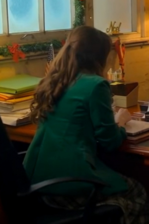 A Vintage Christmas 2024 Merritt Patterson Green Blazer