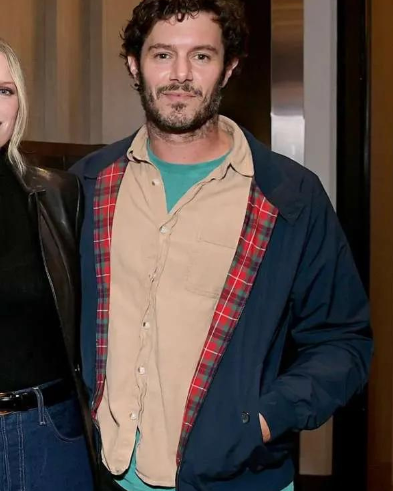 Adam Brody Nobody Wants This 2024 Noah Roklov Blue Bomber Jacket Adam Brody Nobody Wants This 2024 Noah Roklov Blue Bomber Jacket