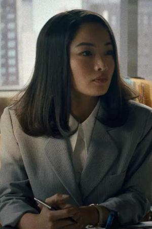 Anna Sawai Tv-series Pachinko Grey Blazer
