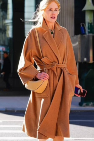 Babygirl 2024 Nicole Kidman Brown Coat