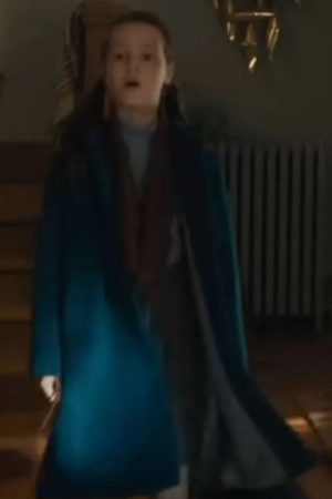 Beatrice Schneider The Best Christmas Pageant Ever 2024 Imogene Herdman Blue Coat