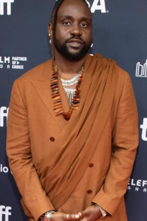 Brian Tyree Henry Movie The Fire Inside 2024 Brown Coat