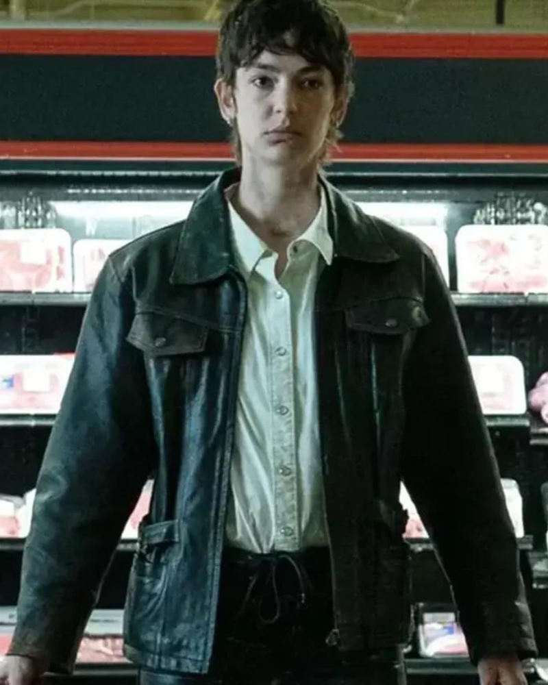 Brigette Lundy-paine I Saw The TV Glow 2024 Maddy Leather Jacket Brigette Lundy-paine I Saw The TV Glow 2024 Maddy Leather Jacket