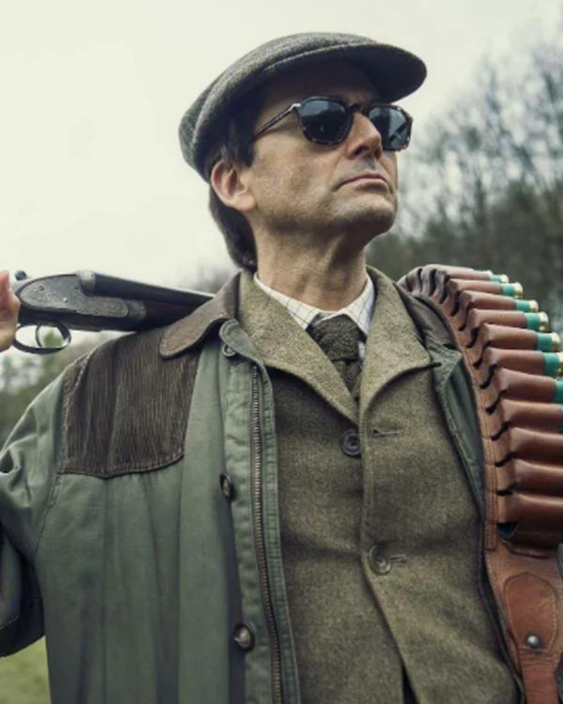 David Tennant Tv Series Rivals 2024 Green Cotton Jacket David Tennant Tv Series Rivals 2024 Green Cotton Jacket