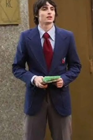Finn Wolfhard Saturday Night 2024 Blue Blazer Coat
