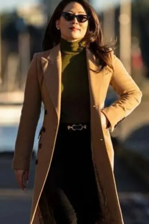 Fiona Rene Tv Series Tracker 2024 Reenie Greene Brown Trench Coat