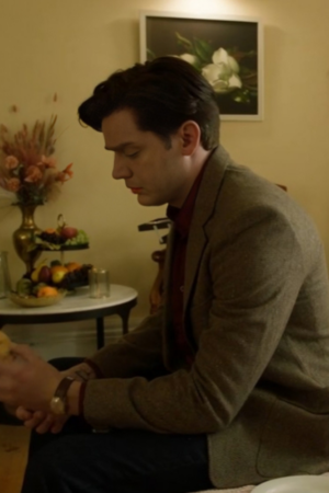 Haunted Wedding 2024 Dominic Sherwood Blazer