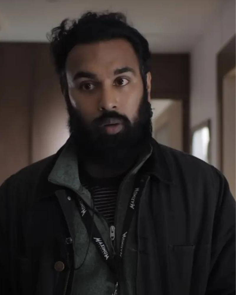 Himesh Patel The Franchise Tv Series Daniel Black Cotton Jacket Himesh Patel The Franchise Tv Series Daniel Black Cotton Jacket