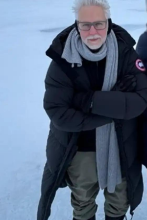 James Gunn Movie Superman 2025 Black Puffer Coat