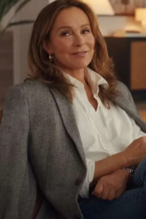 Jennifer Grey A Real Pain 2024 Marcia Grey Wool Blazer