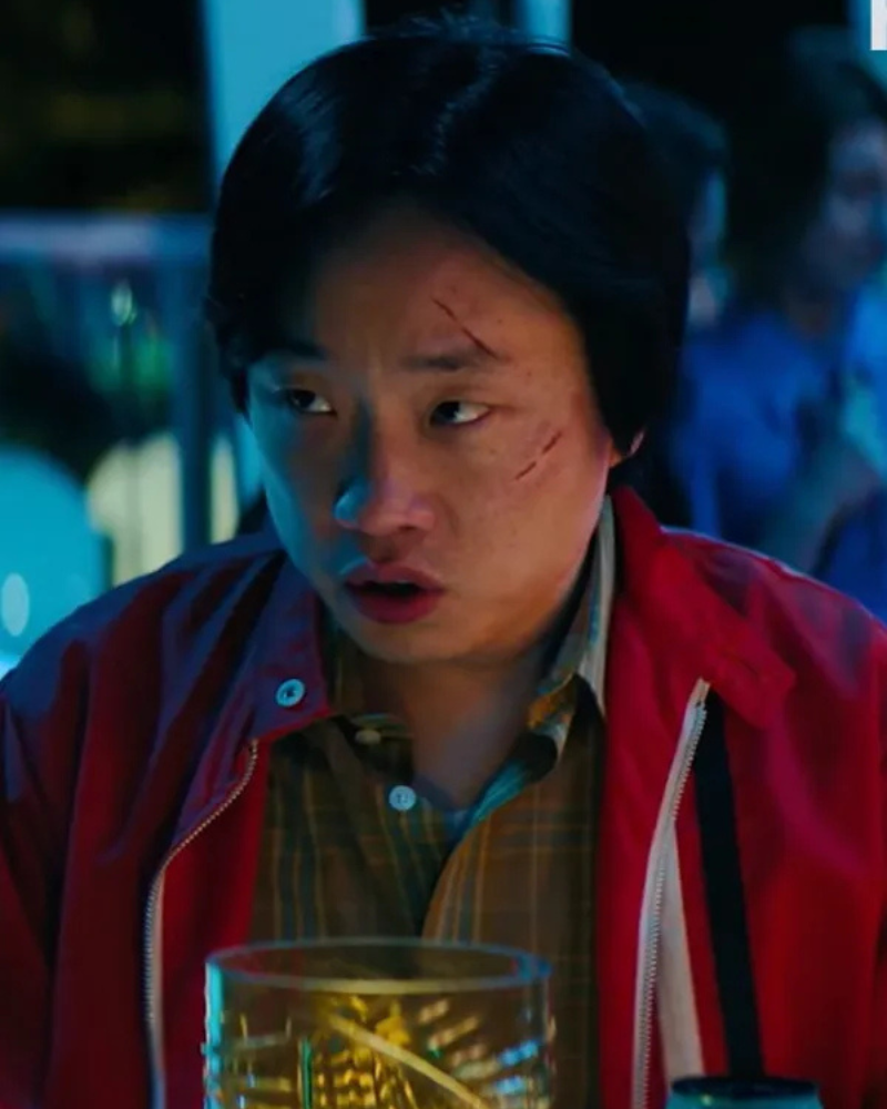Jimmy O. Yang Interior Chinatown Tv Series Willis Wu Red Jacket Jimmy O. Yang Interior Chinatown Tv Series Willis Wu Red Jacket