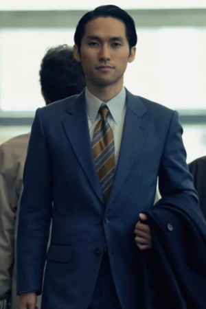 Jin Ha Tv-series Pachinko Blue Buttoned Blazer