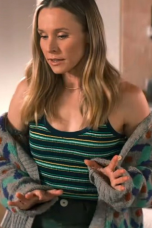 Joanne Tv Series Nobody Wants This 2024 Kristen Bell Grey Cardigan