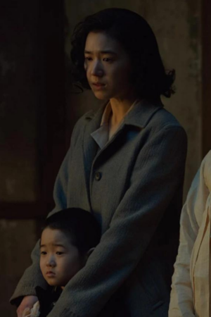 Jung Eun-chae Tv-series Pachinko Grey Coat