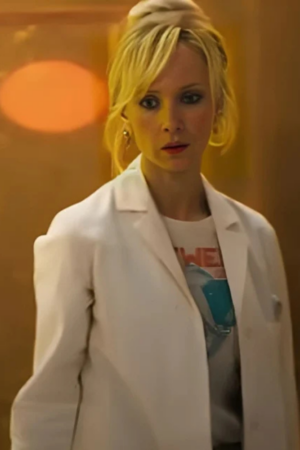 Juno Temple Movie Venom The Last Dance 2024 White Blazer