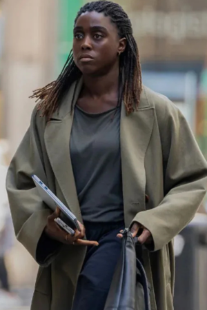 Lashana Lynch Tv Series The Day Of The Jackal 2024 Bianca Green Trench Coat