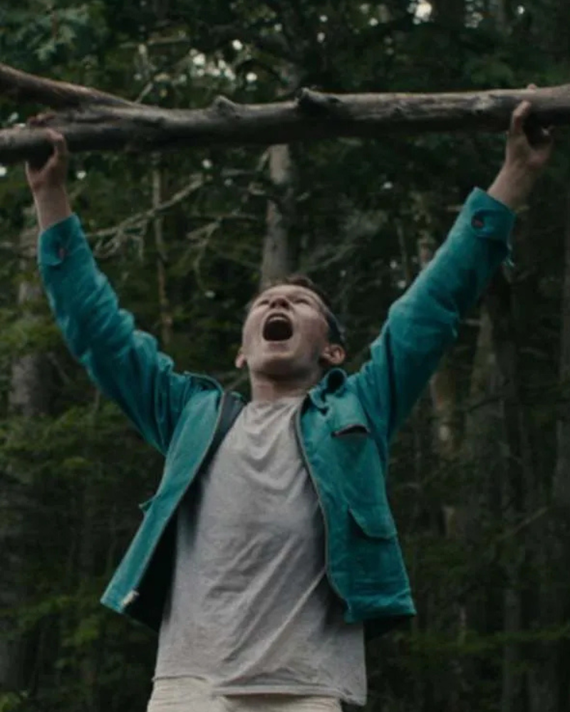 Luke David Blumm Lost On A Mountain In Maine 2024 Donn Fendler Blue Cotton Jacket Luke David Blumm Lost On A Mountain In Maine 2024 Donn Fendler Blue Cotton Jacket