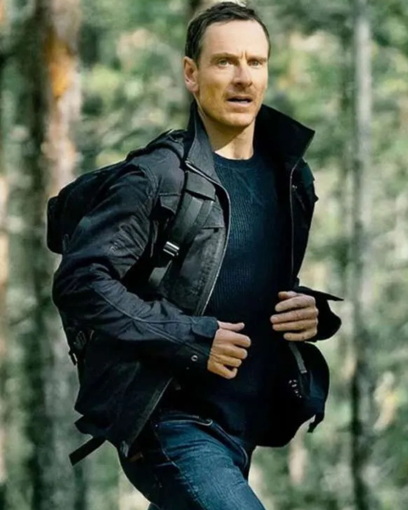 Michael Fassbender The Agency Tv Series Martian Black Cotton Jacket Michael Fassbender The Agency Tv Series Martian Black Cotton Jacket