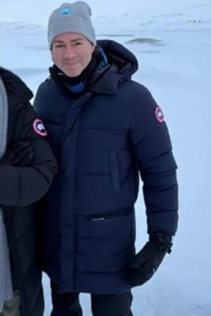 Peter Safran Movie Superman 2025 Puffer Blue Coat